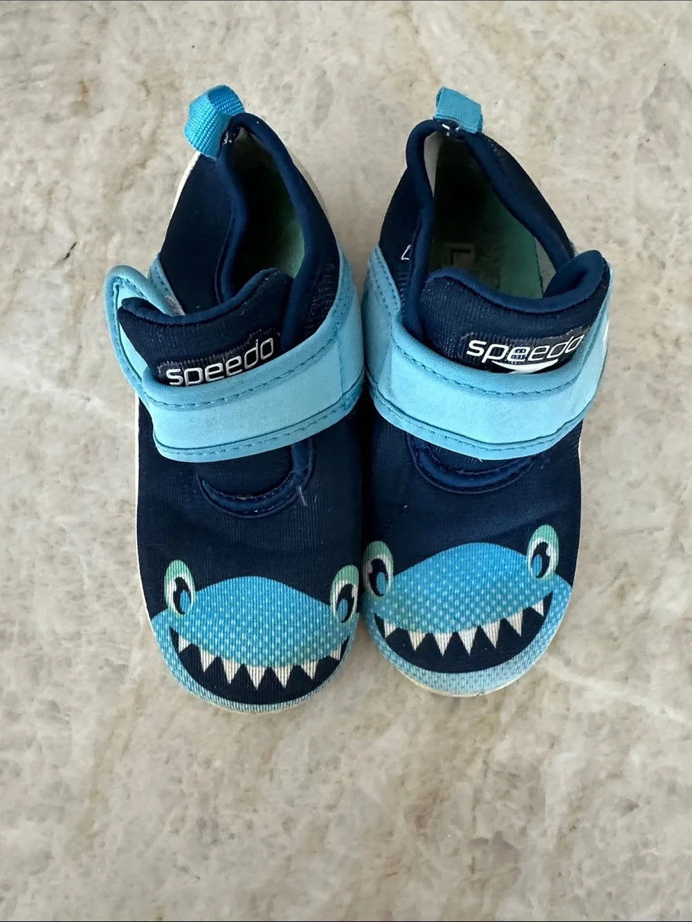 Speedo Kids Blue and Light Blue Shark Water Shoes